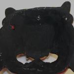 F721 Hand Crafted Wooden Mask of Hindu God Bhairab Mahakal Wall Hanging Made in Nepal
