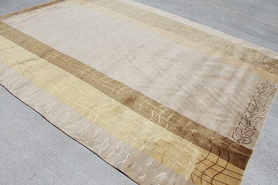 thamelmartUSA Rsg012 Contemporary Woolen Hand Crafted Tibetan Area Rug 8' X 10' Made in Nepal