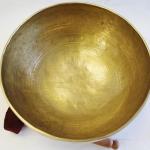 J683 10" Energetic Third Eye 'A' Chakra Healing Hand Hammered Tibetan Singing Bowl Made in Nepal