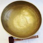 J675 10" Energetic Crown 'B' Chakra Healing Hand Hammered Tibetan Singing Bowl Made in Nepal