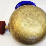 J625 7.75" Energetic Throat G# Chakra Healing Hand Hammered Tibetan Singing Bowl Made in Nepal