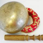 F252 5" Palm Size Energetic Root 'C#' Chakra Healing Tibetan Singing Bowl Made in Nepal