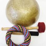 J604 10" Energetic Third 'A#' Chakra Healing Hand Hammered Tibetan Singing Bowl Made in Nepal