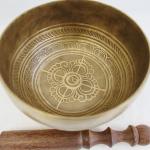 F137 6" Energetic Sacral 'D' Chakra Healing Hand Hammered Tibetan Singing Bowl Made in Nepal