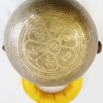 F137 6" Energetic Sacral 'D' Chakra Healing Hand Hammered Tibetan Singing Bowl Made in Nepal