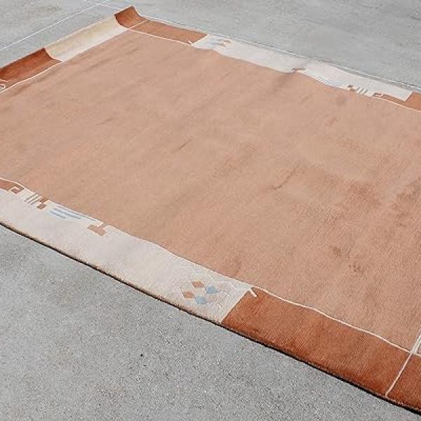 thamelmartUSA R740 Gorgeous Contemporary Hand Made Tibetan Woolen Area Rug 5.7 Feet X 7.10 Feet Made in Nepal