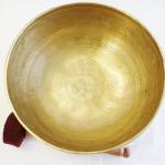 J703 9.5" Energetic Third Eye 'A' Chakra Healing Hand Hammered Tibetan Singing Bowl Made in Nepal
