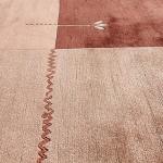Thamel Mart R10391 Gorgeous Custom Made Hand Knotted Tibetan Woolen Area Rug 5 Feet X 8 Feet Made in Nepal