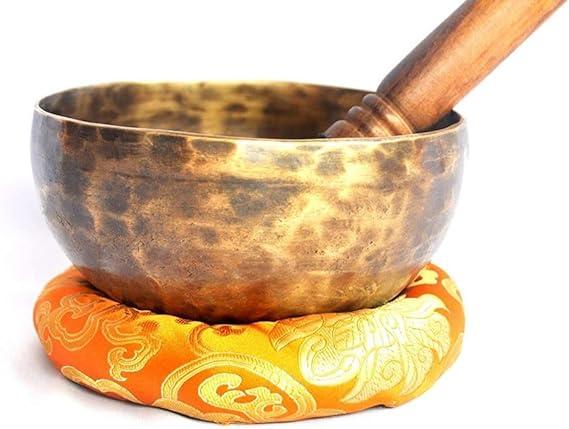5 Inch Authentic Antique Old Tibetan Singing Bowl from Nepal-Meditation bowl,healing