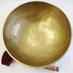 J702 9.5" Energetic Root 'C#' Chakra Healing Hand Hammered Tibetan Singing Bowl Made in Nepal