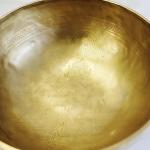 J702 9.5" Energetic Root 'C#' Chakra Healing Hand Hammered Tibetan Singing Bowl Made in Nepal