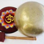 J702 9.5" Energetic Root 'C#' Chakra Healing Hand Hammered Tibetan Singing Bowl Made in Nepal