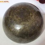 7.5 Inch Fine Etching Handmade Singing Bowl Yoga Meditation, with cushions and Mallet, Real Sandmade Singing Bowl from Nepal, healing bowls