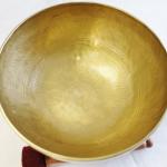 J701 10" Energetic Throat 'G#' Chakra Healing Hand Hammered Tibetan Singing Bowl Made in Nepal