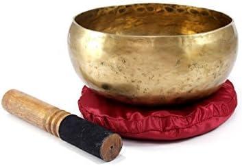 Tibetan Singing Bowl Set - 4th Chakra F (7 Inch)
