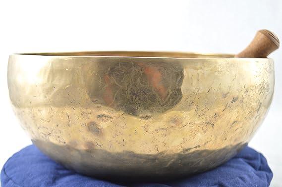 Massive Master Healing Grade D Sacral Chakra Tibetan Singing Bowl 12.5 Inch