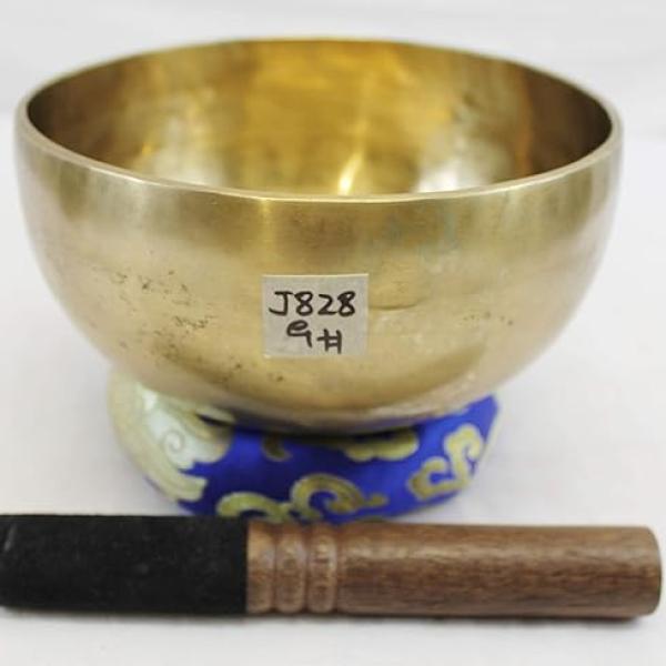 J828 7" Energetic Throat"G#" Chakra Healing Hand Hammered Tibetan Singing Bowl Made in Nepal