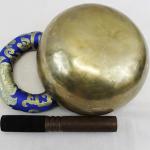 J828 7" Energetic Throat"G#" Chakra Healing Hand Hammered Tibetan Singing Bowl Made in Nepal