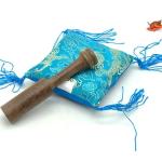 Tibetan Mantra Singing Bowl Set ~ 3.75 inch diameter, Perfect fit in Palm, Best use for Healing Chakra, Meditation